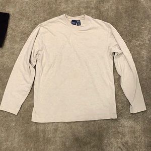 Beige/tan colored long sleeve shirt